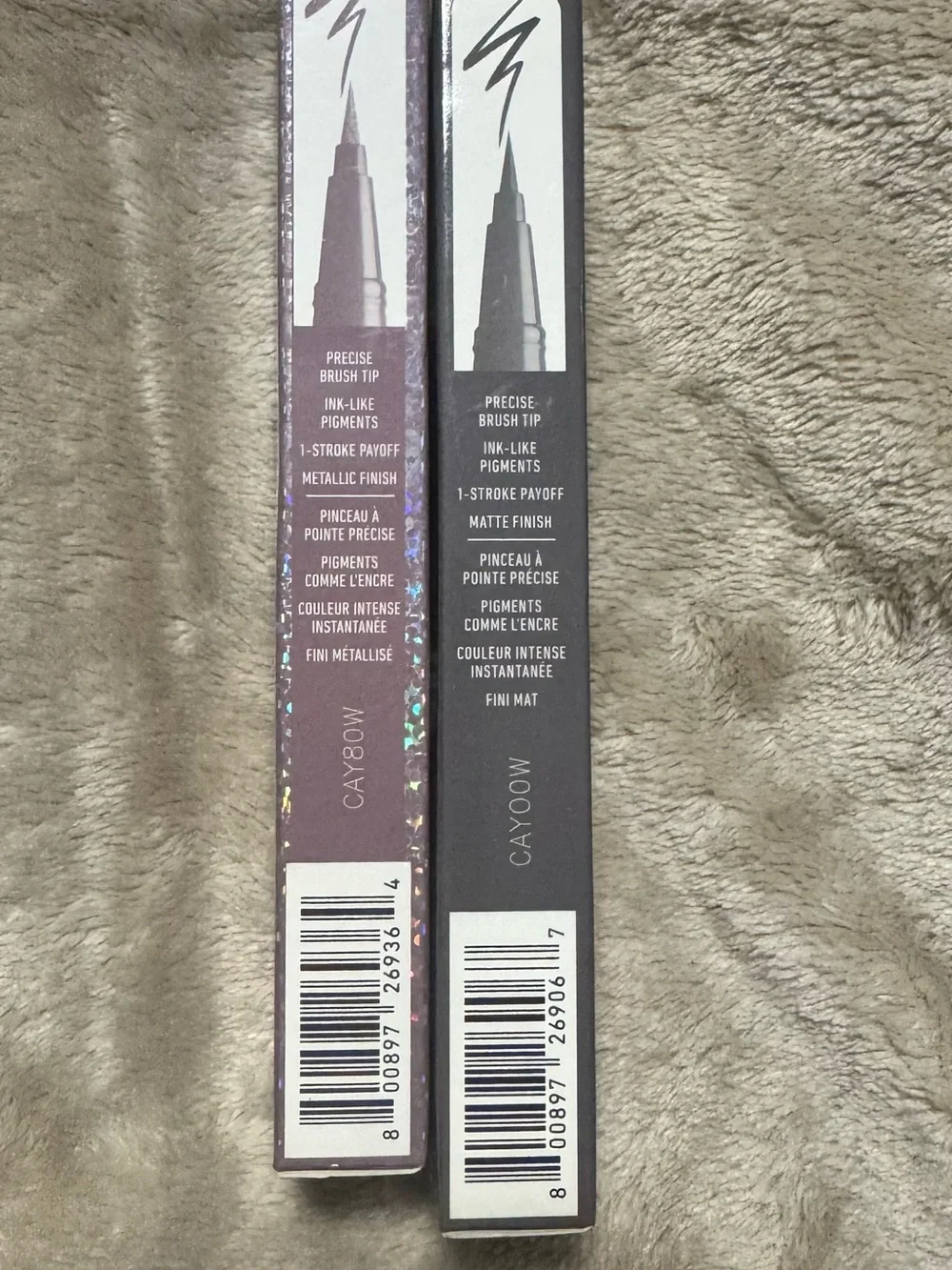 NYX Epic Ink Liner Glitz Purple and Black Waterproof Eyeliner Duo